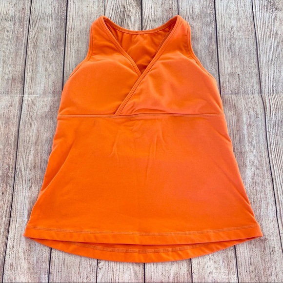 Lululemon Deep V Tank Top Orange